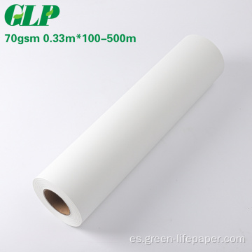 Papel de sublimación pegajosa de 70gsm